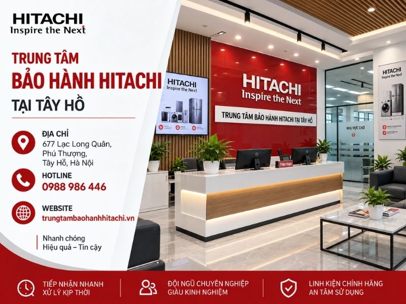 bảo hành Hitachi Tây Hồ